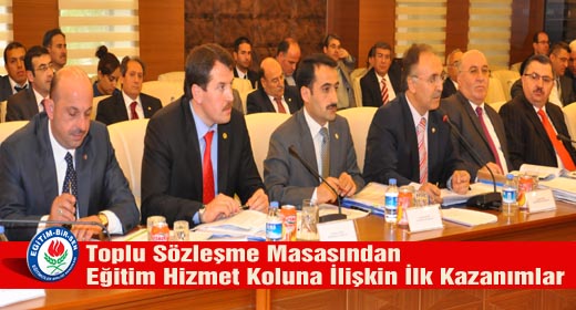 Eğitim Hizmet Koluna İlişkin İlk Kazanımlar