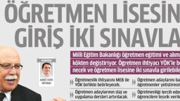 Öğretmen olmanın standartları değişiyor