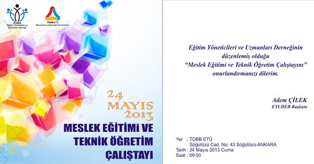 Meslek Eğitimi ve Teknik Öğretim Çalıştayı