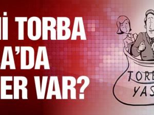 Torba Yasa'ya eklenen maddelerde yok yok