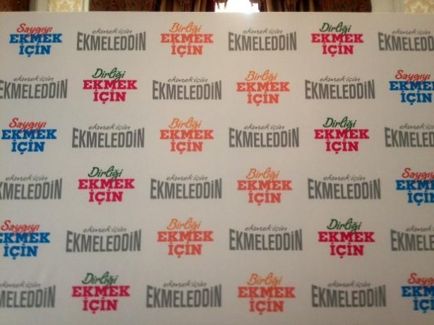 İşte İhsanoğlu'nun logosu ve sloganı 9