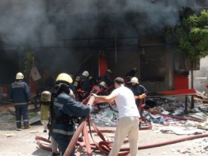 Zeytinburnu'nda ambalaj atölyesinde patlama