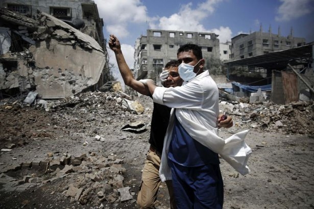 İsrail Gazze'yi yine kana buladı 10