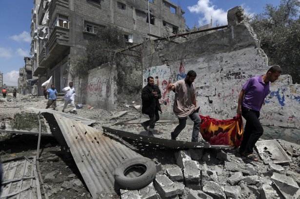 İsrail Gazze'yi yine kana buladı 19