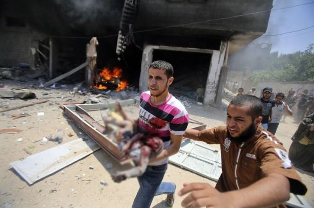 İsrail Gazze'yi yine kana buladı 36