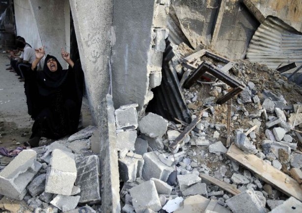 İsrail Gazze'yi yine kana buladı 4