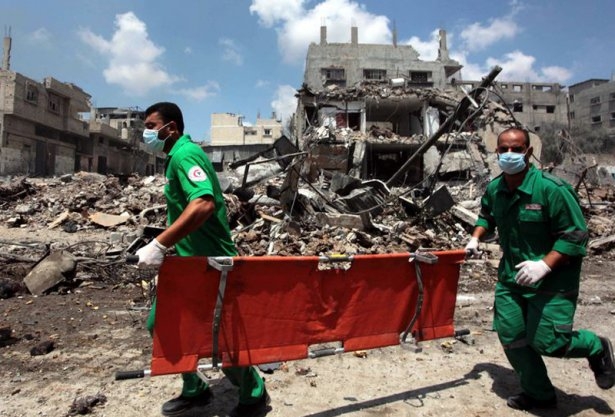 İsrail Gazze'yi yine kana buladı 42