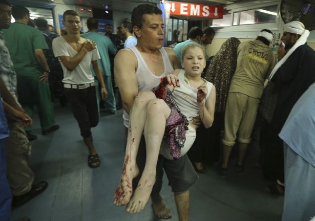 İsrail Gazze'yi yine kana buladı 46