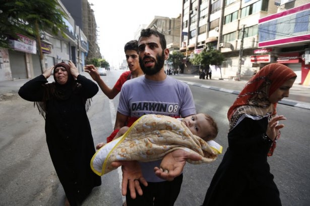 İsrail Gazze'yi yine kana buladı 48