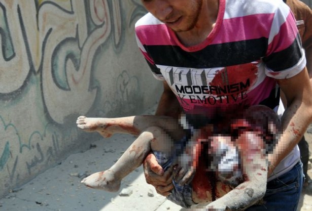 İsrail Gazze'yi yine kana buladı 55