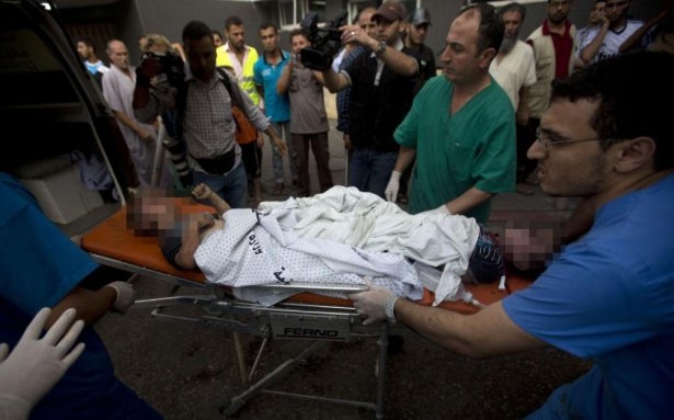 İsrail Gazze'yi yine kana buladı 56