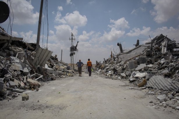 Bombardımanın ardından Gazze 14
