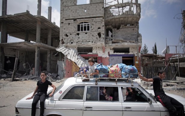 Bombardımanın ardından Gazze 48