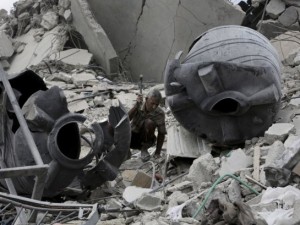 Bombardımanın ardından Gazze