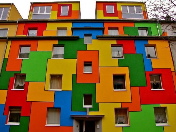Dünyanın en güzel renkli evleri 11
