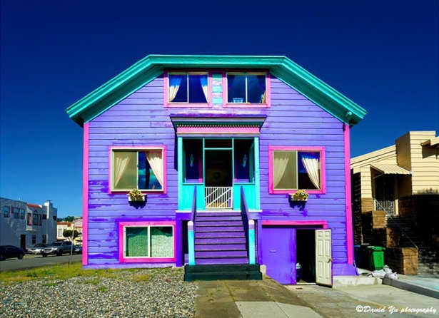 Dünyanın en güzel renkli evleri 12