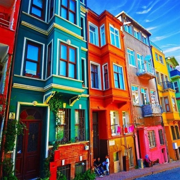 Dünyanın en güzel renkli evleri 5