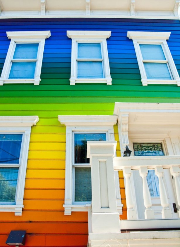 Dünyanın en güzel renkli evleri 8