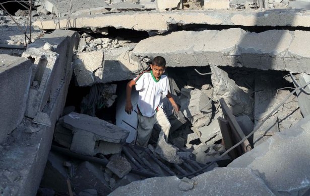 İsrail'in roketleri Gazze'ye yağıyor 58