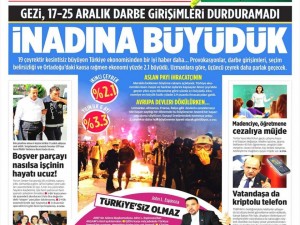 11 Eylül 2014 gazete manşetleri