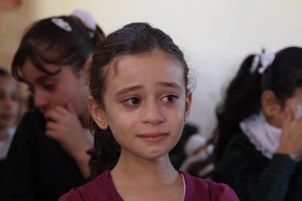 Gazze'nin yıkık sınıflarında ilk ders 40