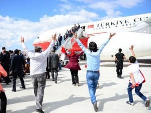 101 gün sonra ilk buluşma