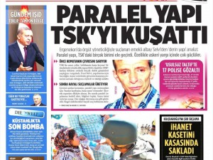 23 Eylül 2014 gazete manşetleri