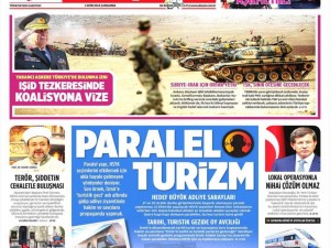 1 Ekim 2014 gazete manşetleri