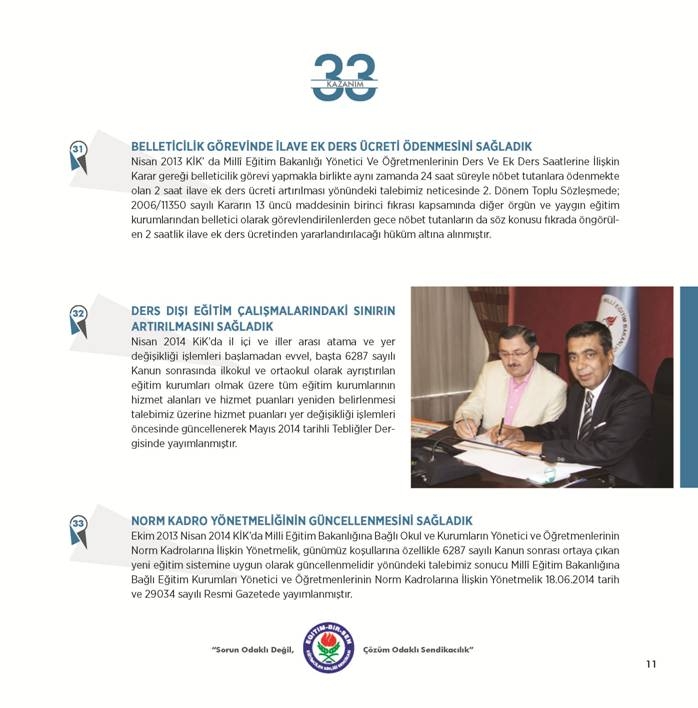 Kurum İdari Kuruluyla 33 Kazanım 10