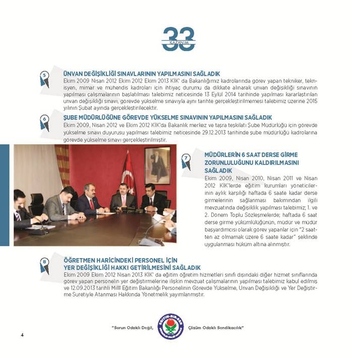 Kurum İdari Kuruluyla 33 Kazanım 4