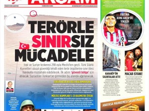 3 Ekim 2014 gazete manşetleri