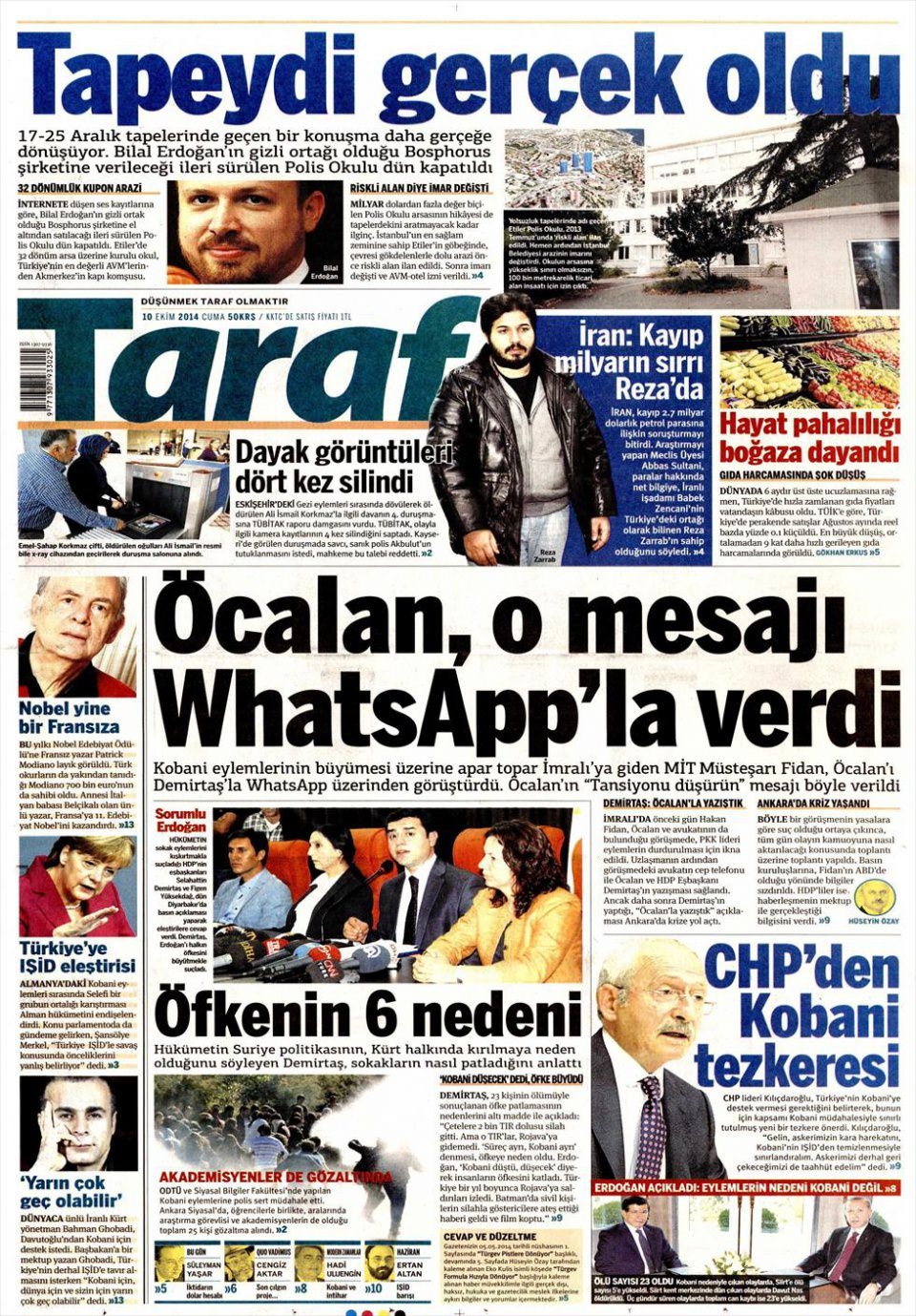 10 Ekim Gazete Manşetleri 7