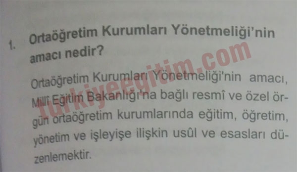 MEB Müdürlük Mülakatları Soru ve Cevaplar - 2 16