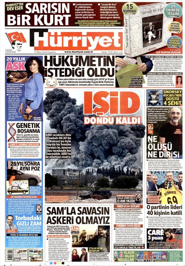 13 Ekim Gazete Manşetleri 11