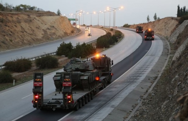 Suriye sınırına tank sevkıyatı! 2