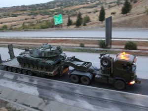Suriye sınırına tank sevkıyatı!