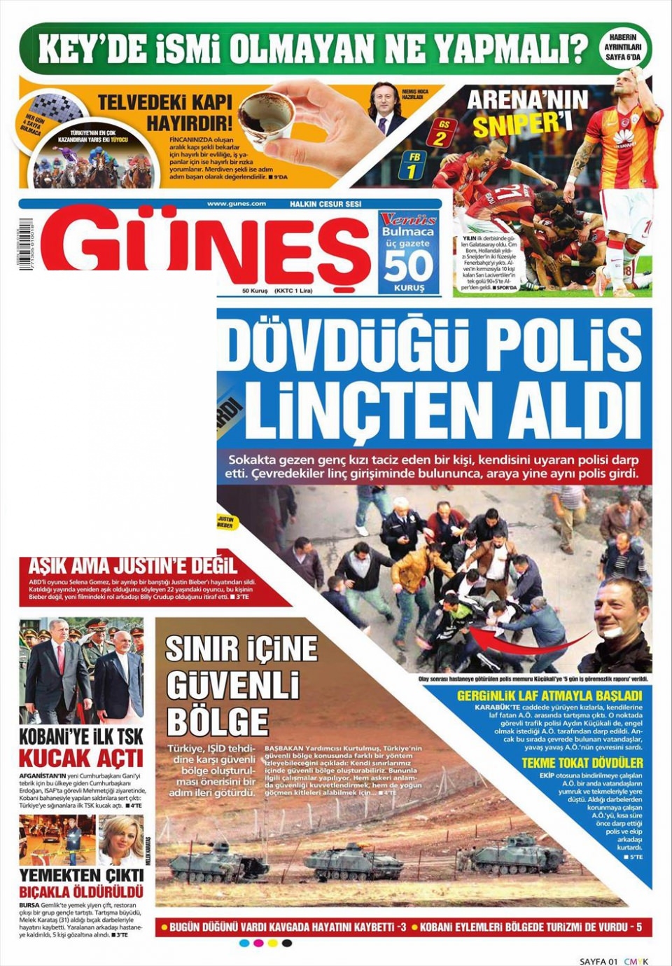 19 Ekim 2014 gazete manşetleri 18