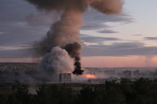 IŞİD Kobani'yi alev topuna çevirdi 19