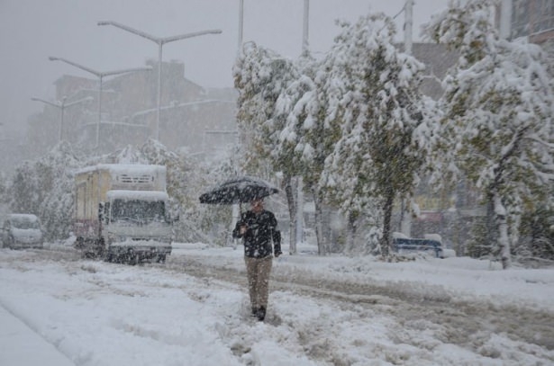 Türkiye'den kar manzaraları 16