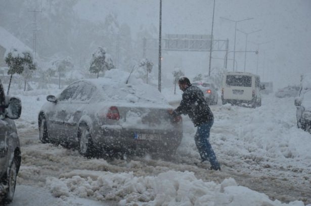 Türkiye'den kar manzaraları 17