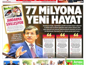 22 Ekim 2014 gazete manşetleri