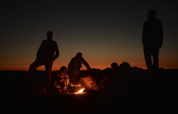 Çatışmaları sınırdan böyle izlediler 32