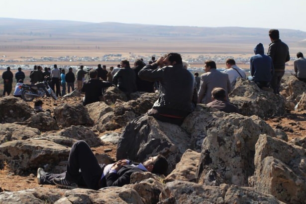 Çatışmaları sınırdan böyle izlediler 6