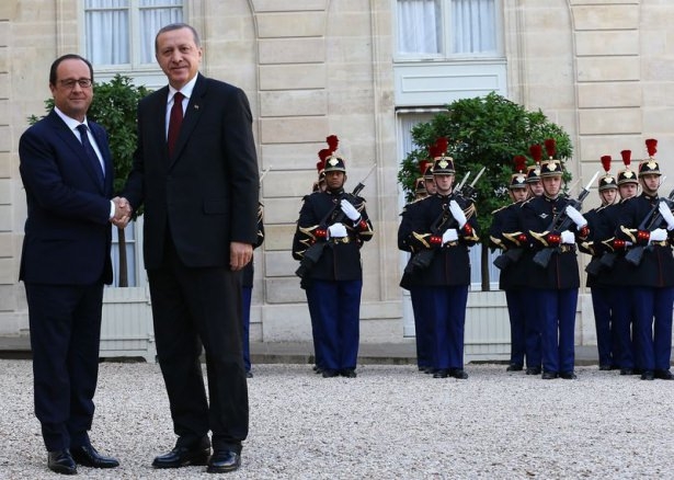 Cumhurbaşkanı Erdoğan Fransa'da 5