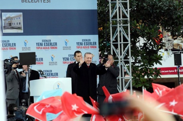 Cumhurbaşkanı Erdoğan Esenler'de 14