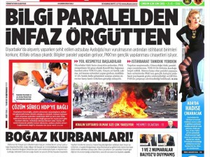 4 Kasım 2014 gazete manşetleri