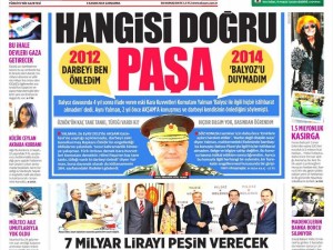 5 Kasım 2014 gazete manşetleri