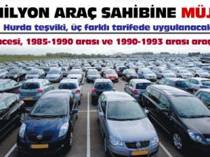 2 milyon araç sahibine müjde!