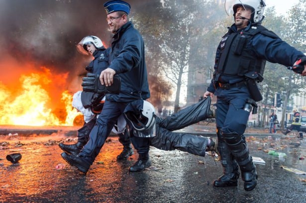 Brüksel'de halk sokağa döküldü 20