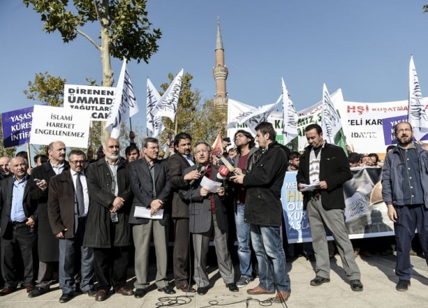 Türkiye 'Kahrolsun İsrail' sloganlarıyla inledi 14